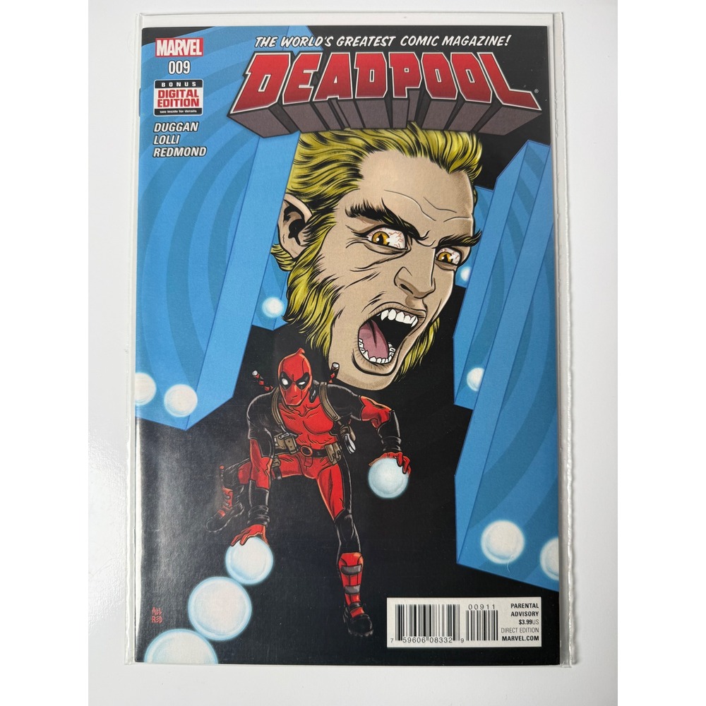 Deadpool 9 Marvel Comics‎ 2016 Mike Allred Cover Duggan Lolli Redmond Sabretooth